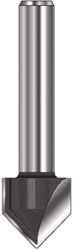 ENT V-groeffrees HM 90 graden A 12.7mm, Kolf 8mm - 7912048
