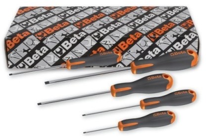 Beta 1204E/S5 5-delig set Evox schroevendraaiers voor verzonken schroeven - 012041205 012041205