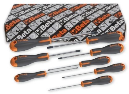 Beta 1205E/ES-S8 8-delig set Evox schroevendraaiers met zeskantprofiel - 012051408 - 012051408