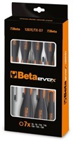 Beta 1207E/TX-D7 7 delig set schroevendraaiers voor Torx® schroeven - 012071207 012071207