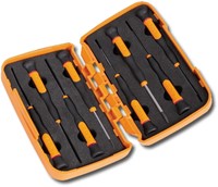 Beta 8-delige set microschroevendraaiers voor schroeven met Torx® profiel (art. 1255TX) in kistje 1257TX/S8 - 012570220