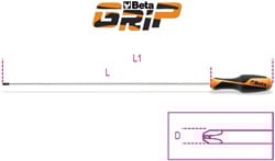 Beta Schroevendraaiers voor Phillips® kruiskopschroeven, lange uitvoering 1262L 6X400 - 012620209
