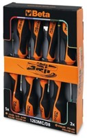 Beta 1263MC/D8 8-delig set schroevendraaiers | gekleurd - 012632008 - 012632008