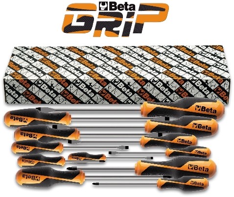 Beta 12-delig set schroevendraaiers (art. 1260, 1262) 1263/S12 - 012630112