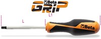 Beta Schroevendraaier met binnenzeskant 1265ES 4 - 012650040