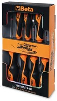 Beta 1267MC/TX-D7 7-delig set schroevendraaiers voor Torx(R) schroeven | gekleurd - 012672307 012672307
