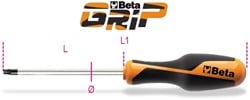 Beta Schroevendraaier voor schroeven met Torx® profiel  1267TX 30 - 012670030