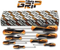 Beta 8-delig set schroevendraaiers voor Tamper Resistant Torx® schroeven, met handgreep (art. 1268RTX) 1268RTX/S8 - 012680307