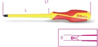 Beta Schroevendraaiers voor Phillips® kruisschroeven 1272MQ 4X10X200 - 012720727