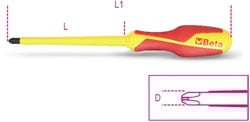 Beta Schroevendraaiers voor Phillips® kruisschroeven 1272MQ 4X10X200 - 012720727