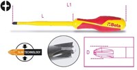 Beta 1275MQ/C Schroevendraaiers voor gecombineerde PH kruis en sleufschroeven - 012750409 012750409