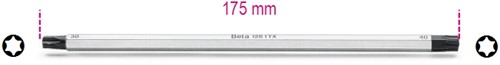 Beta Omkeerbare schroevendraaier klingen voor Torx® schroeven 1281TX/2 - 012810350