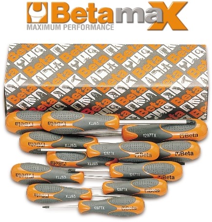 Beta 12-delige set schroevendraaiers voor Torx® schroeven (art. 1297TX) 1297TX/S12 - 012970312-2
