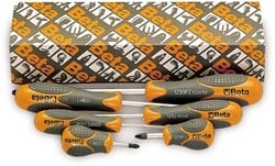 Beta 6-delige set schroevendraaiers voor Pozidriv®-Supadriv® kruiskopschroeven (art. 1299PZ) 1299PZ/S6 - 012990306