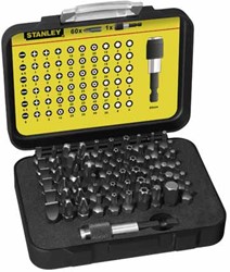Stanley handgereedschap Bitset Expert Pro 1/4" - Bithouder (61 delig) - 1-13-902
