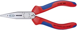 Knipex Bedradingstang zwart geatramenteerd met meer-componentengrepen 160 mm - 1302160