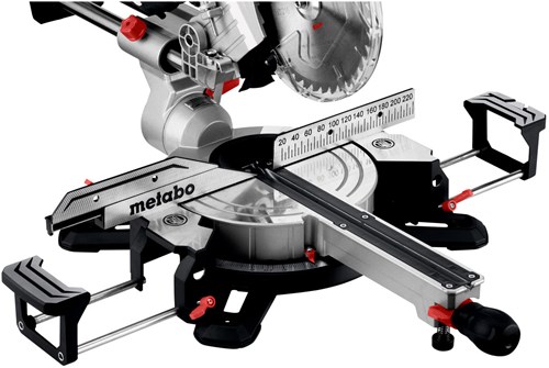 Metabo Afkortzaag KGS 305 M met trekfunctie | nieuwste model + KSU 401 onderstel - 691216000-1