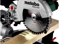 Metabo Afkortzaag KGS 216 M met trekfunctie | nieuwste model + KSU 251 onderstel - 691213000-3