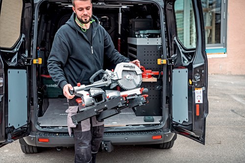 Metabo Afkortzaag KGS 254 M met trekfunctie | nieuwste model + onderstel KSU 251 - 691214000-5