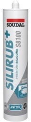 Soudal Silirub+ S8100 Neutraal | Sanitairkit | Manhattan | 300 ml - 134448