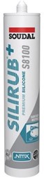 Soudal Silirub+ S8100 Neutraal | Sanitairkit | Jasmijn 284 | 300 ml - 135722