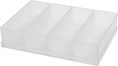 Raaco Inzetbakjes 55 A8-2, (4st.) op tray - 136457 136457