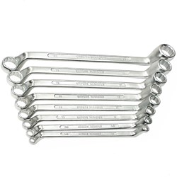 Brüder Mannesmann Ringsleutelset 8 dlg 8-22 mm (Hobby) - 140-8