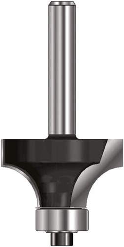 ENT afrondfrees hm r4 met lager, kolf 8mm - 7914284 - 7914284