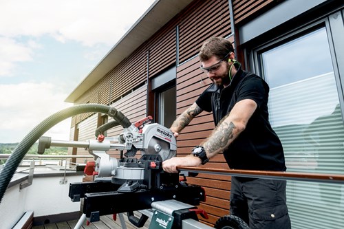 Metabo KGS 18 LTX BL 216 - 18 Volt accu-afkortzaag met trekfunctie | zonder accu's en lader - 614216850-3