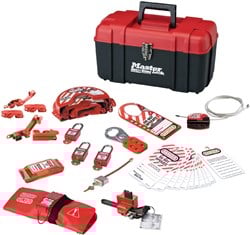 Masterlock Valve and electrical lock out kit - 1457VE410KA 1457VE410KA