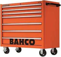 Bahco Gereedschapswagen 'classic' C75 40" met 7 lades | zwart | 986 mm x 501 mm x 1100 mm - 1475KXL7BLACK