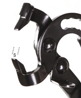 Beta Bekledingstang met knikbare kop en instelbare klauwen 1478T - 014780101-3
