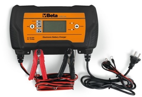 807567 Telwin T-charge 12 multifunctionele acculader 6V 1A of 12V 4A omschakelbaar