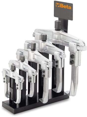 Beta 5-delig set van trekkers in metalen standaard 1500/SP5 - 015000325