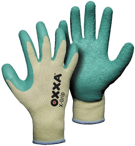 Oxxa X-Grip Werkhandschoen Geel/Groen, 10 - 15100010 - 15100010