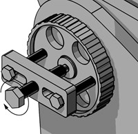 Beta Universele trekker voor de pully van de injectiepomp 1529PI - 015290051-2