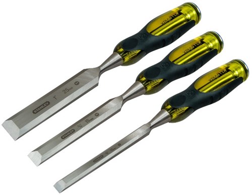 Stanley handgereedschap Steekbeitelset FatMax 3Dlg. (12,18,25 mm) - 2-16-268