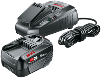 Bosch Accessoires 1600A00ZR8 | Starterset | 18V | 1 x 6.0 Ah accu + AL1830 CV lader 1600A00ZR8