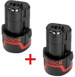 Bosch Blauw 12V Accu (10,8v) 2.0Ah Li-Ion | Duopack - 1600Z00040