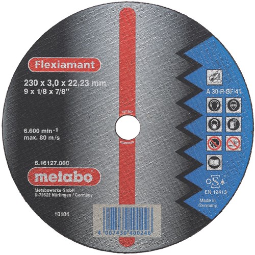 Metabo Accessoires Doorslijpschijf Ø 230x3,0x22,2 staal Flexiamant - 25 stuks - 616127000