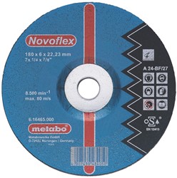 Metabo Accessoires Afbraamschijf Ø 180x6,0x22,2 staal Novoflex - 10 stuks - 616465000