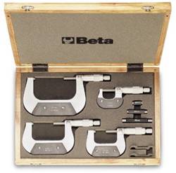 Beta 4-delig set van buiten micrometers 1658 1658/C4 - 016580001