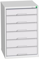 Bott Verso Schuifladenkast | 525x550x800mm | 6 Laden | RAL 7035 - 16925014.16