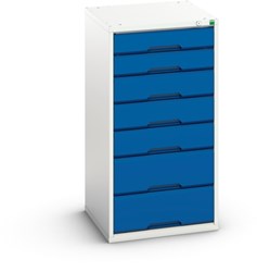 Bott Verso Schuifladenkast | 525x550x1000mm | 7 Laden | RAL 5010 - 16925049.11