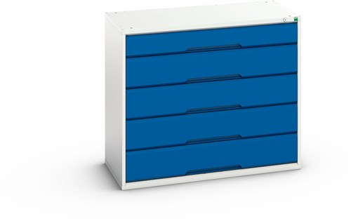 Bott Verso Schuifladenkast | 1050x550x900mm | 5 Laden | RAL 5010 - 16925217.11