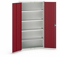Bott Verso Systeemkast | 1050x350x2000mm | 4 Legborden | 2 Deuren | RAL 3004 - 16926219.24
