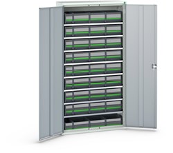 Bott Verso Magazijnkast | 8 Legborden | 36 BottBoxen | RAL 7035 - 16926505.16