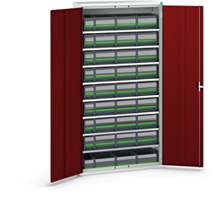 Bott Verso Magazijnkast | 8 Legborden | 36 BottBoxen | RAL 3004 - 16926505.24
