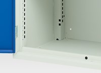 Bott Verso Systeemkast | 1050x550x2000mm | 1 Legbord | 3 Lades | 1 Perfo Achterwand | RAL 7016 - 16926572.19-3