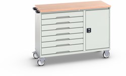 Bott Verso Montagewagen | 7 Lades | 1 Deur | Multiplex Blad | RAL 7035 - 16927157.16